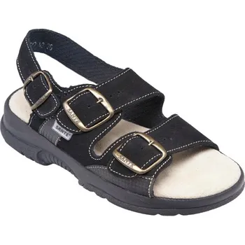 Pracovní obuv Santé Zdravotní sandále N/517/45/68/CP, černé Velikost 40 (UK-6 1/2) černá