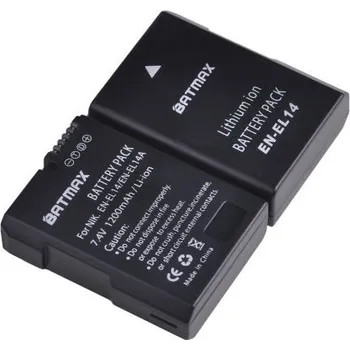 TopTechnology Baterie Nikon EN-EL14 1200mAh Li-Ion neoriginální příslušenství pro digitální fotoaparáty a zrcadlovky