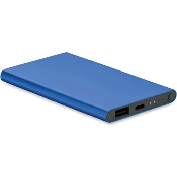 Powerbanka Powerbanka Type C 4000 mAh Powerflat c, královsky modrá