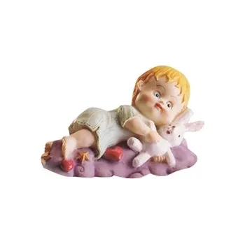 Party dekorace Dekorace - Miminko chlapeček (se zajíčkem) /Dekora