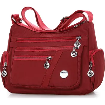 Kabelka Dámská multifunkční taška přes rameno Barva: Červená