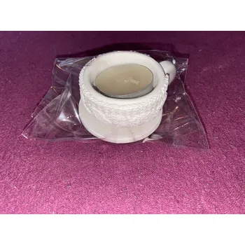 Svícen HandMade by VeJa Dárkově baleno - svícen šálek + podšálek se svíčkou