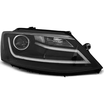 Přední světlomet TUNING-TEC Přední světla VW Jetta VI 11+ černé TRU DRL