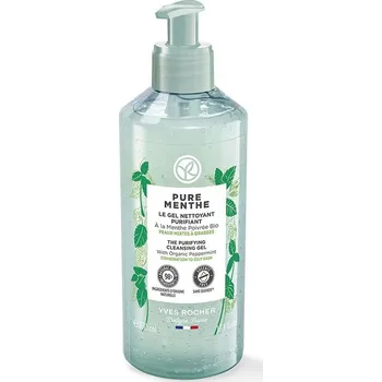 Přípravek na čištění pleti a oči Yves Rocher Čisticí gel pure menthe 390 ml