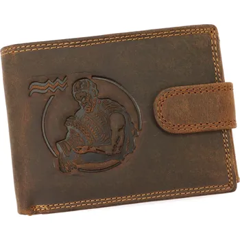 Módní doplněk Pánská kožená peněženka Wild L895-001 varianta 1 hnědá