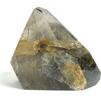 Přírodní kámen Turmalín v křišťálu broušená špice Madagaskar 89g