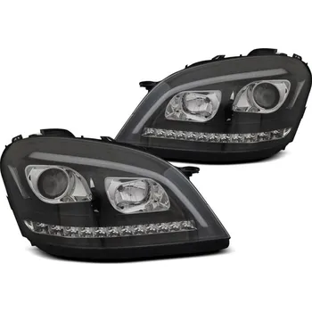 Přední světlomet TUNING-TEC Přední světla Mercedes Benz ML W164 05-07 - černá LED SEQ