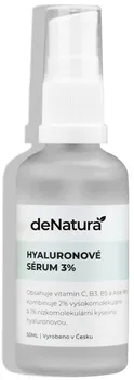 Pleťové sérum deNatura Hyaluronové sérum 3%