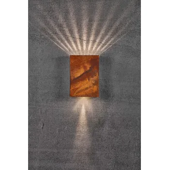 Venkovní osvětlení Venkovní nástěnné svítidlo Nordlux Fold 15 Barva: Rezavá