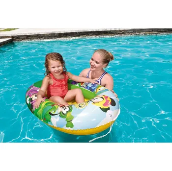 Hračka na písek Nafukovací člun - Mickey Mouse/Minnie, rozměr 102x69 cm