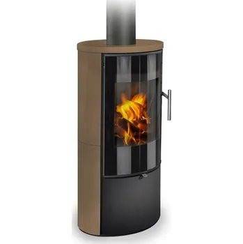 Krbová kamna ROMOTOP LAREDO 01 keramika hnědá srnčí 67300 - krbová kamna