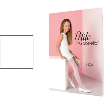 Dámské punčochy Dětské punčocháče Liza Petite 759 bílé - Gabriela bílá 110-122