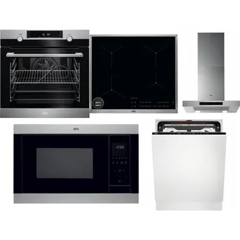 Set domácích spotřebičů AEG BPK556360M + AEG Mastery SenseBoil IAE64413XB + AEG Mastery DBB5660HM + AEG Mastery MSB2547D-M + AEG FSE74707P
