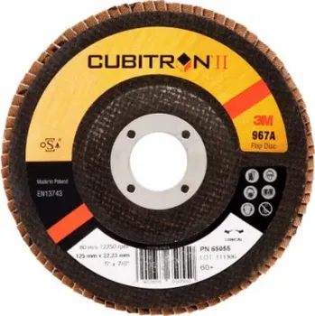 Brusný kotouč 3M lamelový kotouč 125mm Cubitron 2 zrno P60 na kovy