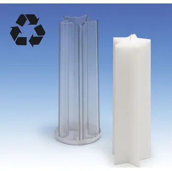 Výroba svíčky 152 - Polykarbonátová forma Hvězda velká