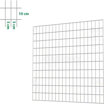 Pletivo Gabionová síť 100 x 100 cm oko 5 x 10 cm VERTIKÁL