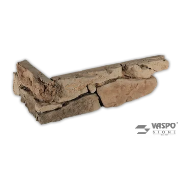Stavební materiál rohový obklad VASPO SKÁLA VRŠATEC HNĚDÝ