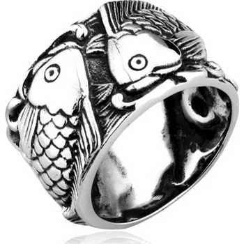 Prsten Prsten ryby - ocelový (Prstýnek ryby - ocel)