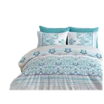 TipTrade s.r.o. Bavlněné povlečení Albinia Tyrkysové 140x200 + 70x90 cm