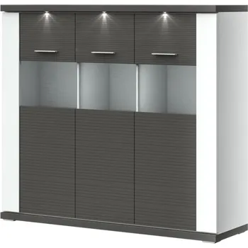 Komoda Komoda Manhattan Typ 22 Bílá arctic/grafit VL