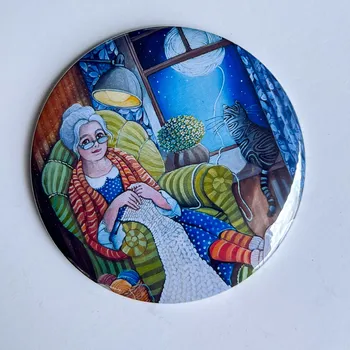 Dekorativní magnet Nekonečné klubíčko - velký magnet 75 mm