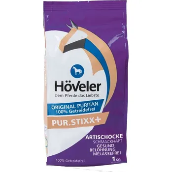 Krmivo pro koně Höveler Pamlsky PUR stixx + artyčok 1 kg