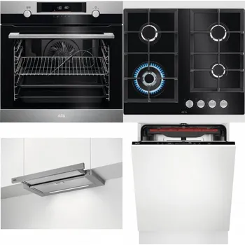 Set domácích spotřebičů AEG BPK556360M + AEG Mastery SpeedBurner HKB64420NB + AEG DPE5660M + AEG Mastery MaxiFlex FSB53927Z