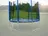 GoodJump Ochranná síť na trampolínu 305 cm 8 trubek, modrá