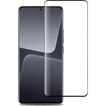 Ochranné sklo pro Xiaomi 13 Pro - Černé, zaoblené