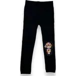 W.D Dívčí černé zateplené legíny 02 Barva: Černá, Velikost: 98/104