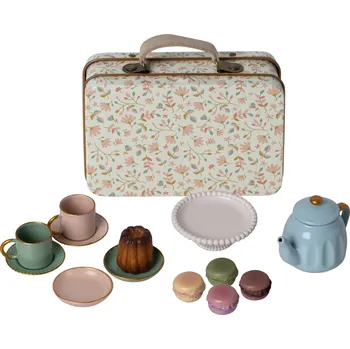 Dětská kuchyňka MAILEG Čajová sada v kufříku - Merle