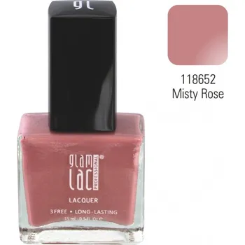 Lak na nehty GlamLac Lak na nehty 118652 Misty Rose 15 ml