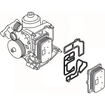 Sada těsnění, chladič oleje, , ELRING, 872.620