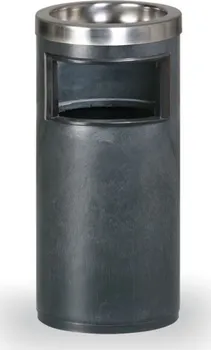 Venkovní odpadkový koš Corping Venkovní odpadkový koš s popelníkem 10 l černý