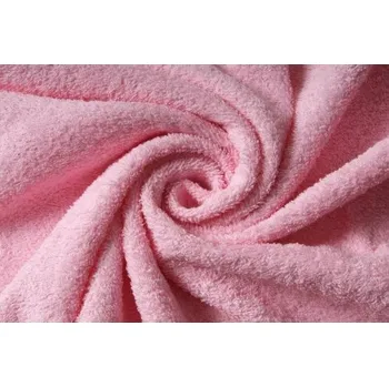 Froté růžová, látka, metráž