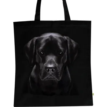 Nákupní taška BIO plátěná taška s potiskem Labrador ve stínu