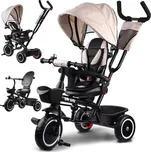 RKToys Tříkolka Tiny Bike 3v1 Béžová
