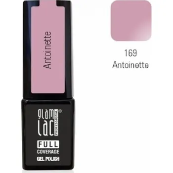 Umělé nehty GlamLac Gel lak fialový - 169 Antoinette 6 ml