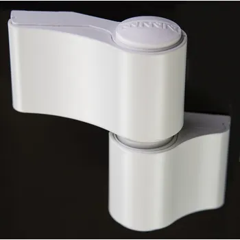 pant WALA Dveřní pant WX 2-dílný asymetrický 67 mm RAL 9016 bílý