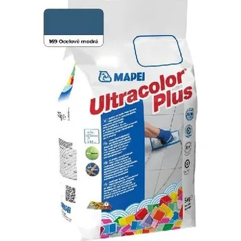 Spárovací hmota Spárovací hmota ULTRACOLOR PLUS, 169 ocelově modrá, 5 kg, Mapei 60016945A