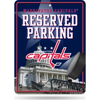 Plechová cedule Rico Cedule Washington Capitals NHL Auto Reserved Parking