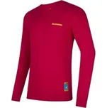 La Sportiva CLIMBING ON THE MOON Sweatshirt Men Fucsia/Giallo růžová XL