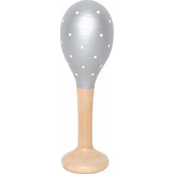 Dřevěná hračka JaBaDaBaDo Maracas stříbrný