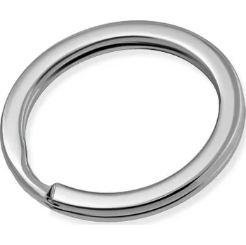 Šperky4U Ocelový kroužek na klíče, pr. 32 mm - KX0001-32