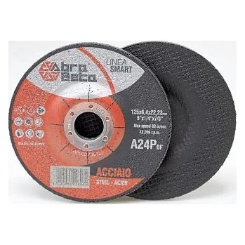 Brusný kotouč ABRA BETA Brusný kotouč 125x6,4x22,23 A24P SMART vypouklý