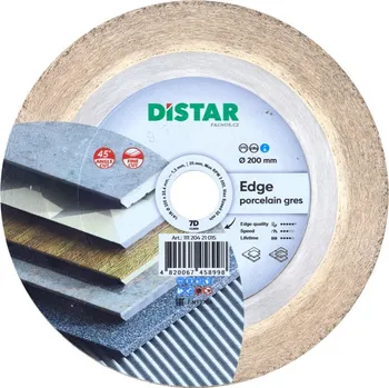 Řezný kotouč Distar Edge - vodní kotouč na dlažbu na řezy pod 45° Průměr: 180mm