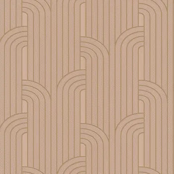 Tapeta Zambaiti Parati Luxusní zlato-béžová geometrická vliesová tapeta Z76042, Vision, Zambaiti Parati, velikost 0,7 x 10 m