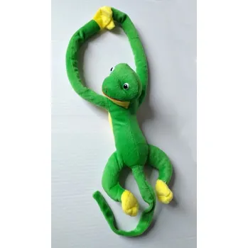 plyšák Plyšová žába se zvukem na suchý zip