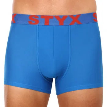 Boxerky Pánské boxerky Styx sportovní guma modré (G1167) XL Možnost vrácení zboží ZDARMA do 120 dnů!