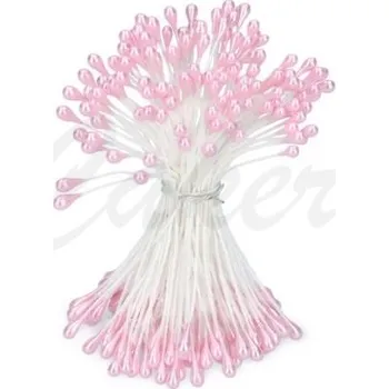 Čokoláda Květinové pestíky růžové - 120ks